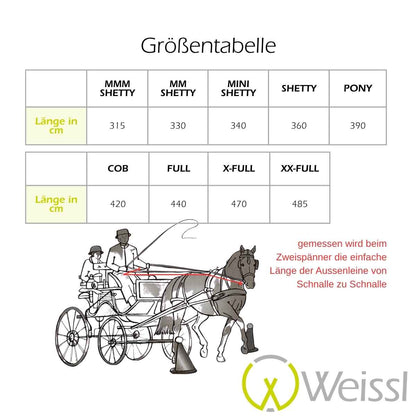 WEISSL Fahrleine Vorderleine Vierspänner Classic