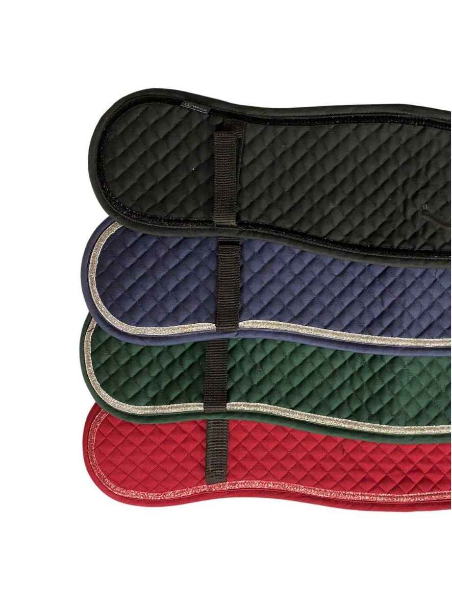 WEISSL Selettunterlage Longiergurtunterlage, rein Baumwolle, Glitzer