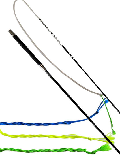 WEISSL Bodenarbeitspeitsche Fahrpeitsche NEON